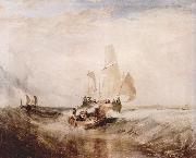 Joseph Mallord William Turner Passagiere gehen an Bord Spain oil painting artist